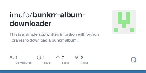 oniyevski/onibunkr: Bunkrr album scraper and downloader. .